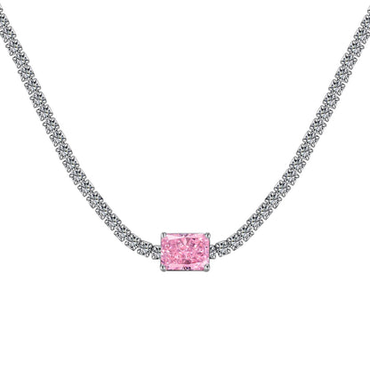 [Kismet Jewels ]2.0 carat Ornate Emerald Cut Necklace