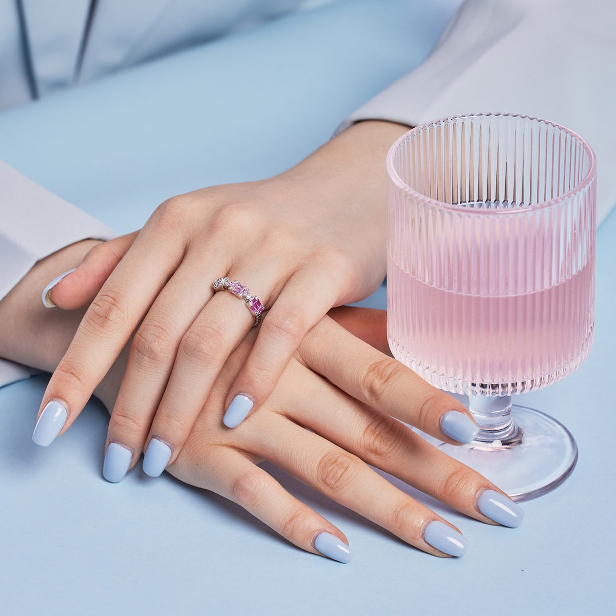 [Kismet Jewels ]Unique Colorful Emerald Cut Party Ring