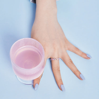 [Kismet Jewels ]Delicate Vibrant Emerald Cut Daily Ring