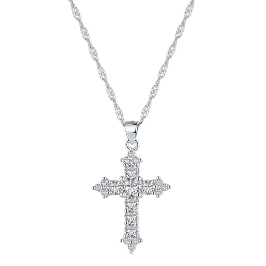 [Kismet Jewels ]Delicate Cross Shape Necklace