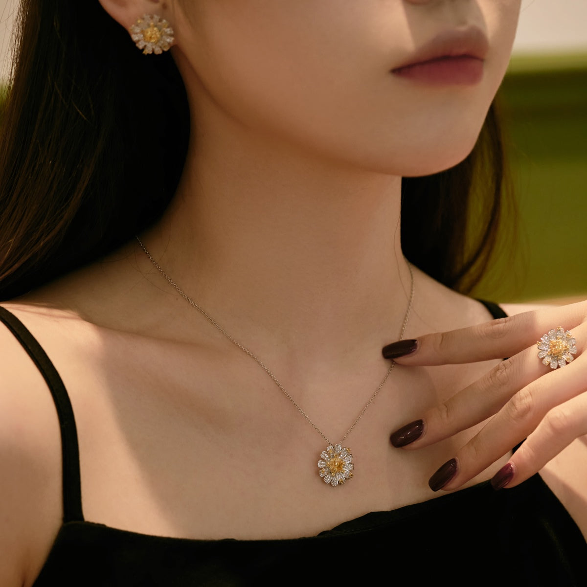[Kismet Jewels ]Exquisite Daisy Necklace