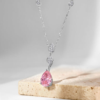 [Kismet Jewels ]Dazzling Pear Cut Necklace