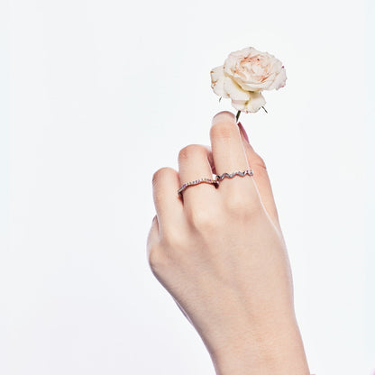 [Kismet Jewels ]Ornate Vibrant Round Cut Daily Ring
