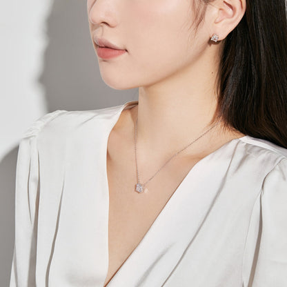 [Kismet Jewels ]1.0 Carat Radiant Princess Cut Wedding Earrings