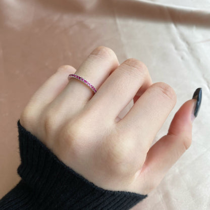 [Kismet Jewels ]Delicate Sparkling Round Cut Daily Ring