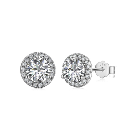 [Kismet Jewels ]Classic Princess Round Shape Earrings