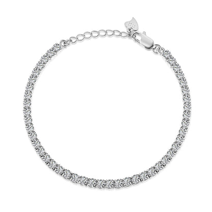 [Kismet Jewels ]Sparkling Round Cut Daily Bracelet