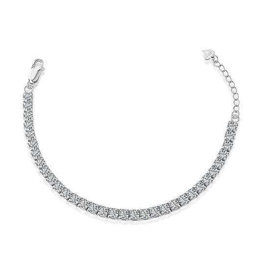 [Kismet Jewels ]Sparkling Radiant Princess Cut Tennis Bracelet