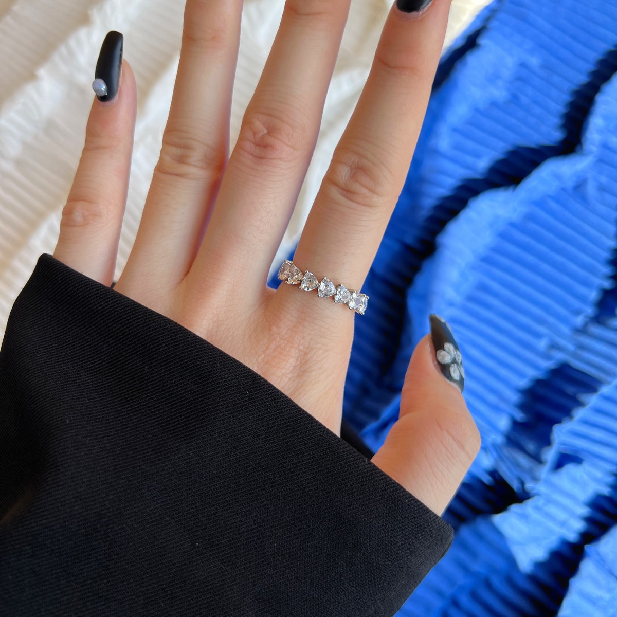 [Kismet Jewels ]0.25 Carat Radiant Romance Heart Cut Lover Ring