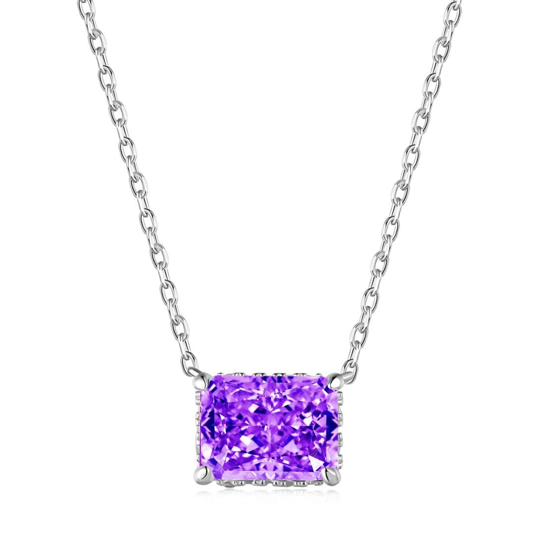 [Kismet Jewels ]Luxurious Square Shape Colorful Necalack