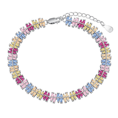 [Kismet Jewels ]Sparkling Exquisite Multi Cut Party Bracelet