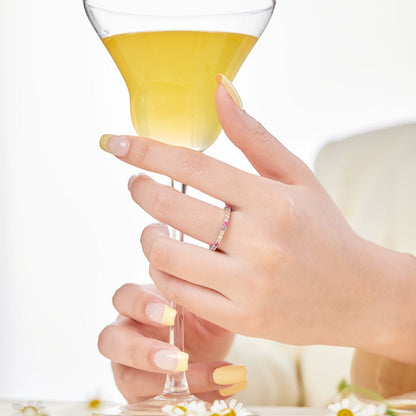 [Kismet Jewels ]Elegant Vivid Round Cut Daily Ring