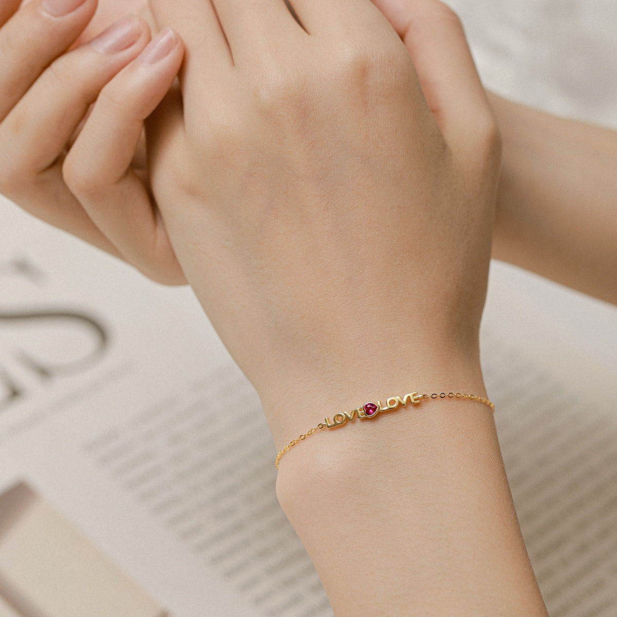 [Kismet Jewels ]Romantic Heart Shape Lover Bracelet