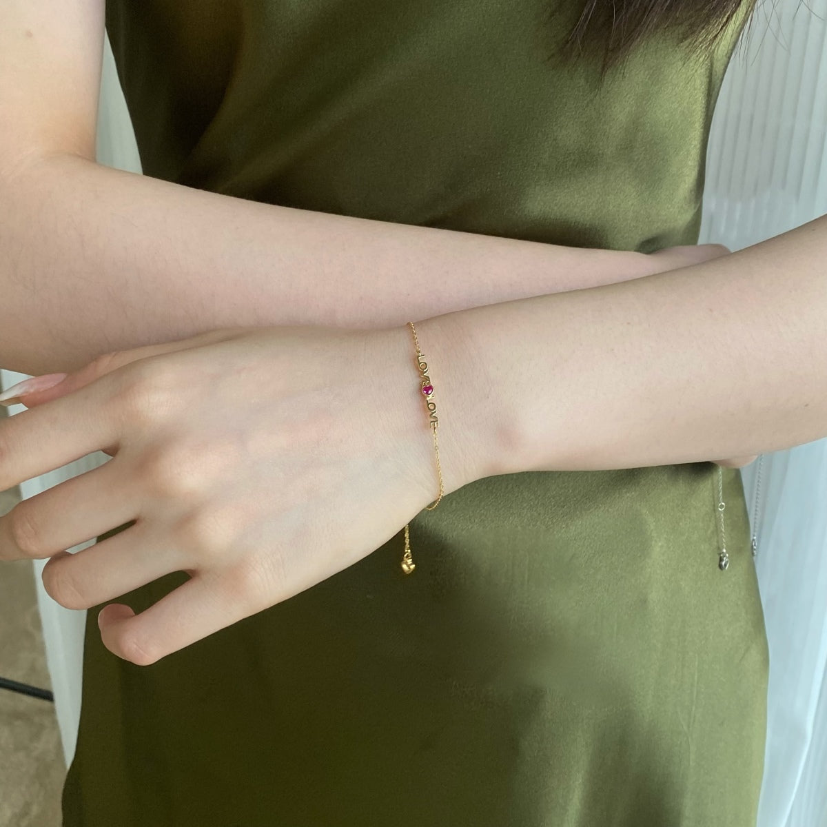 [Kismet Jewels ]Romantic Heart Shape Lover Bracelet