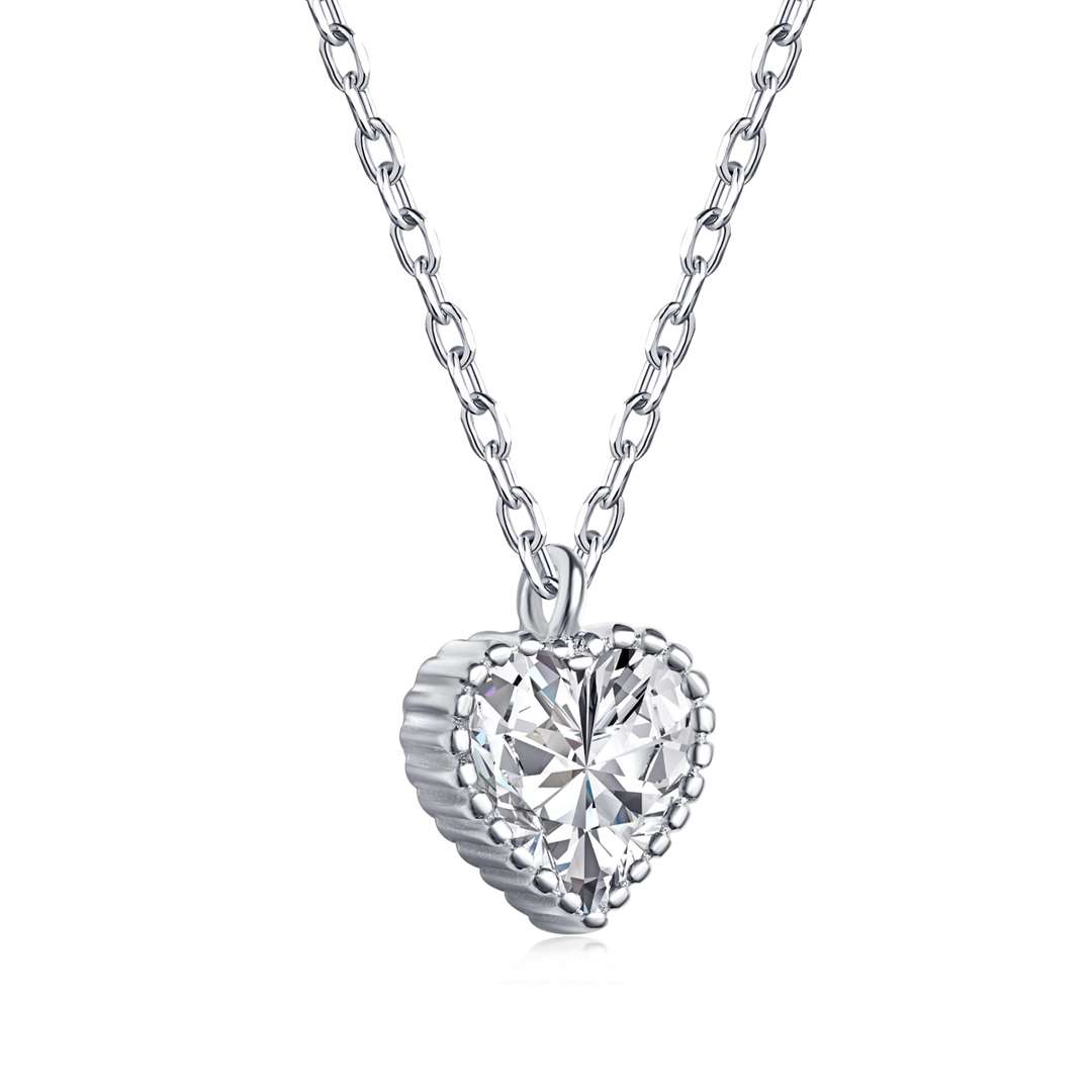 [Kismet Jewels ]Ornate Heart Shape Necklace