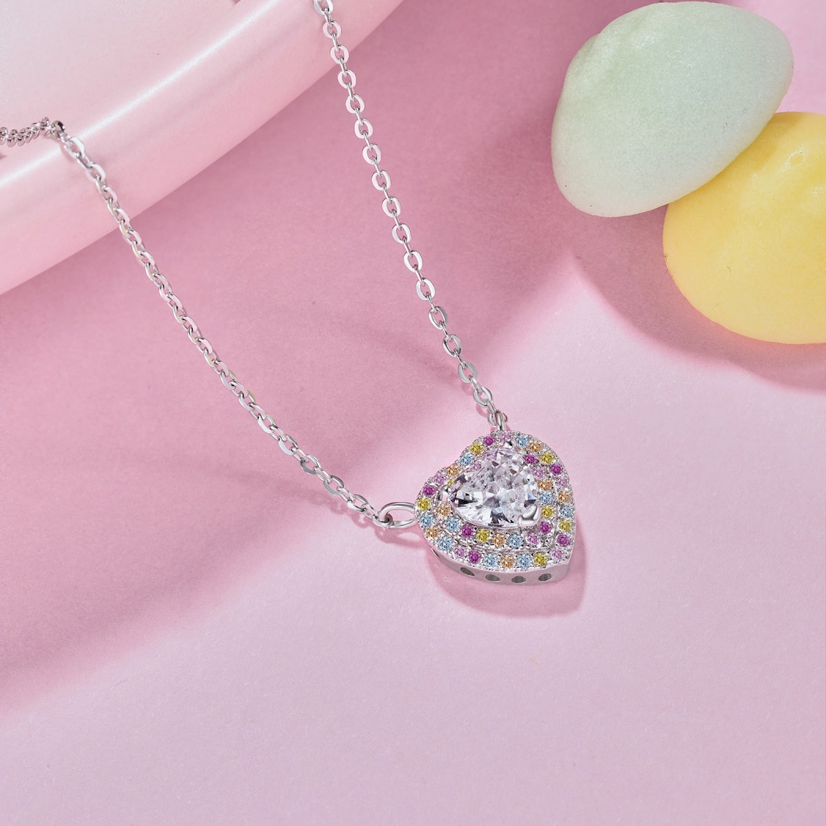 [Kismet Jewels ]Exquisite Heart Shape Necklace