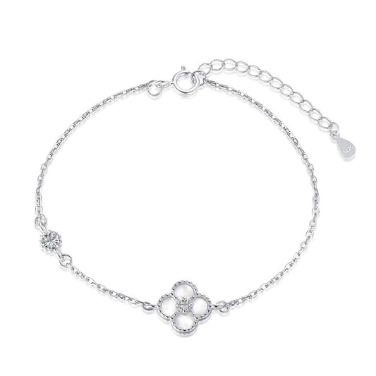 [Kismet Jewels ]Delicate Four Leaf Clover Bracelet