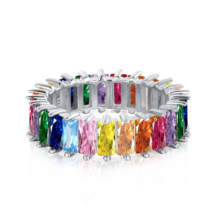 [Kismet Jewels ]Unique Colorful Radiant Cut RIng