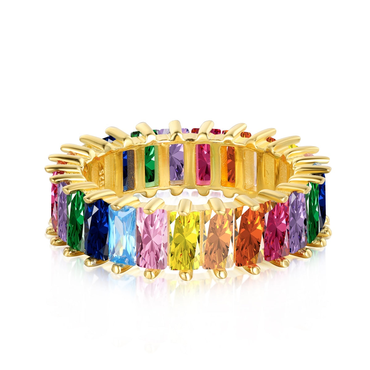 [Kismet Jewels ]Unique Colorful Radiant Cut RIng