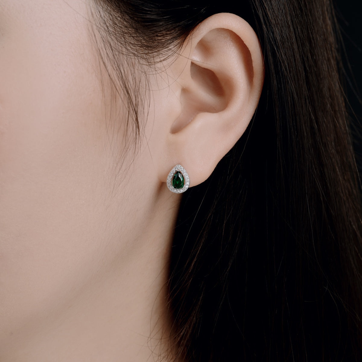 [Kismet Jewels ]Luxurious Water Drop Shape Earrings