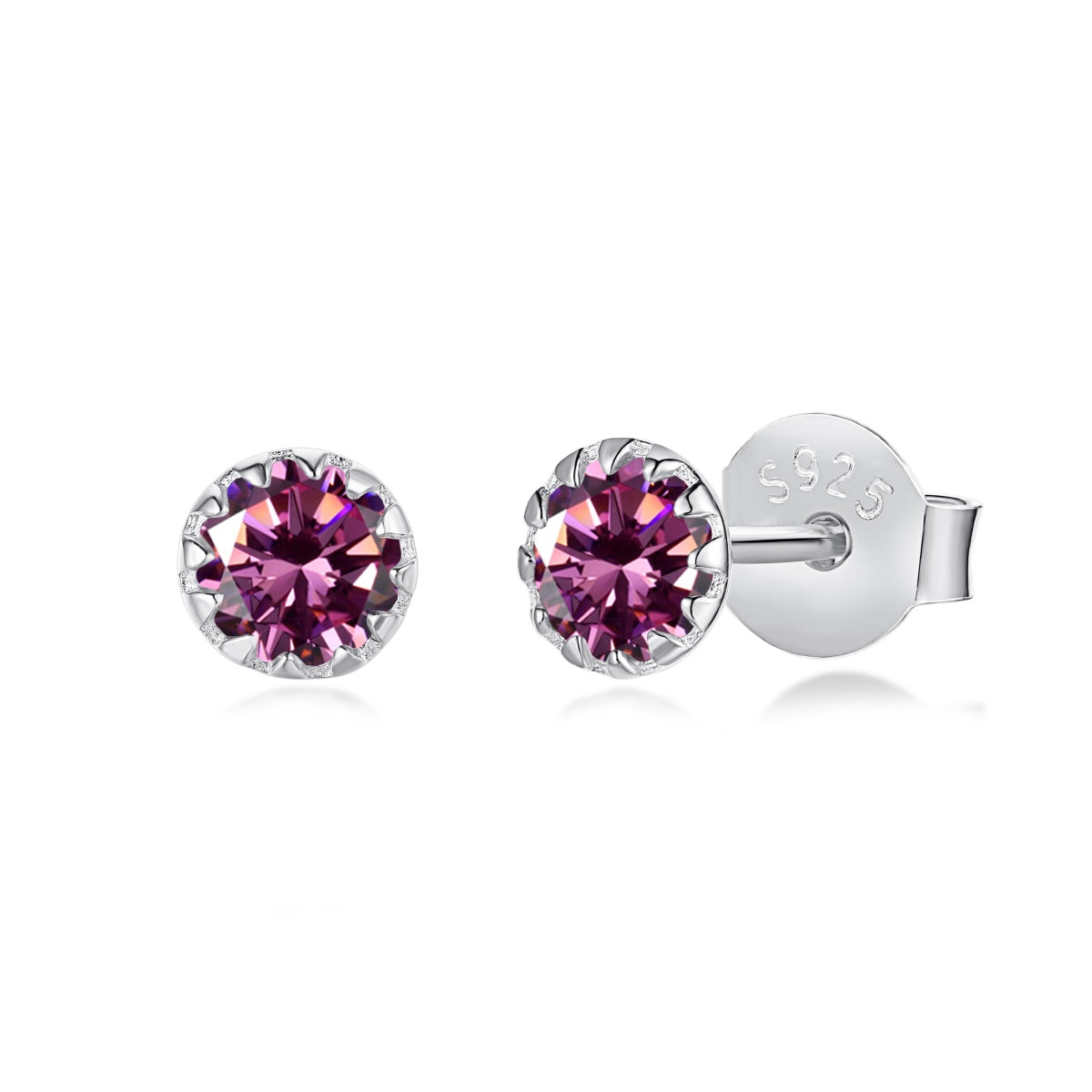 [Kismet Jewels ]Sparkling Colorful Round Shape Earrings