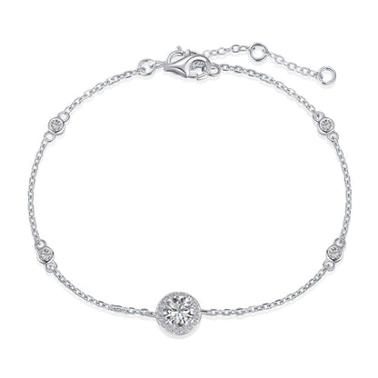 [Kismet Jewels ]Dazzling Round Cut Shape Bracelet