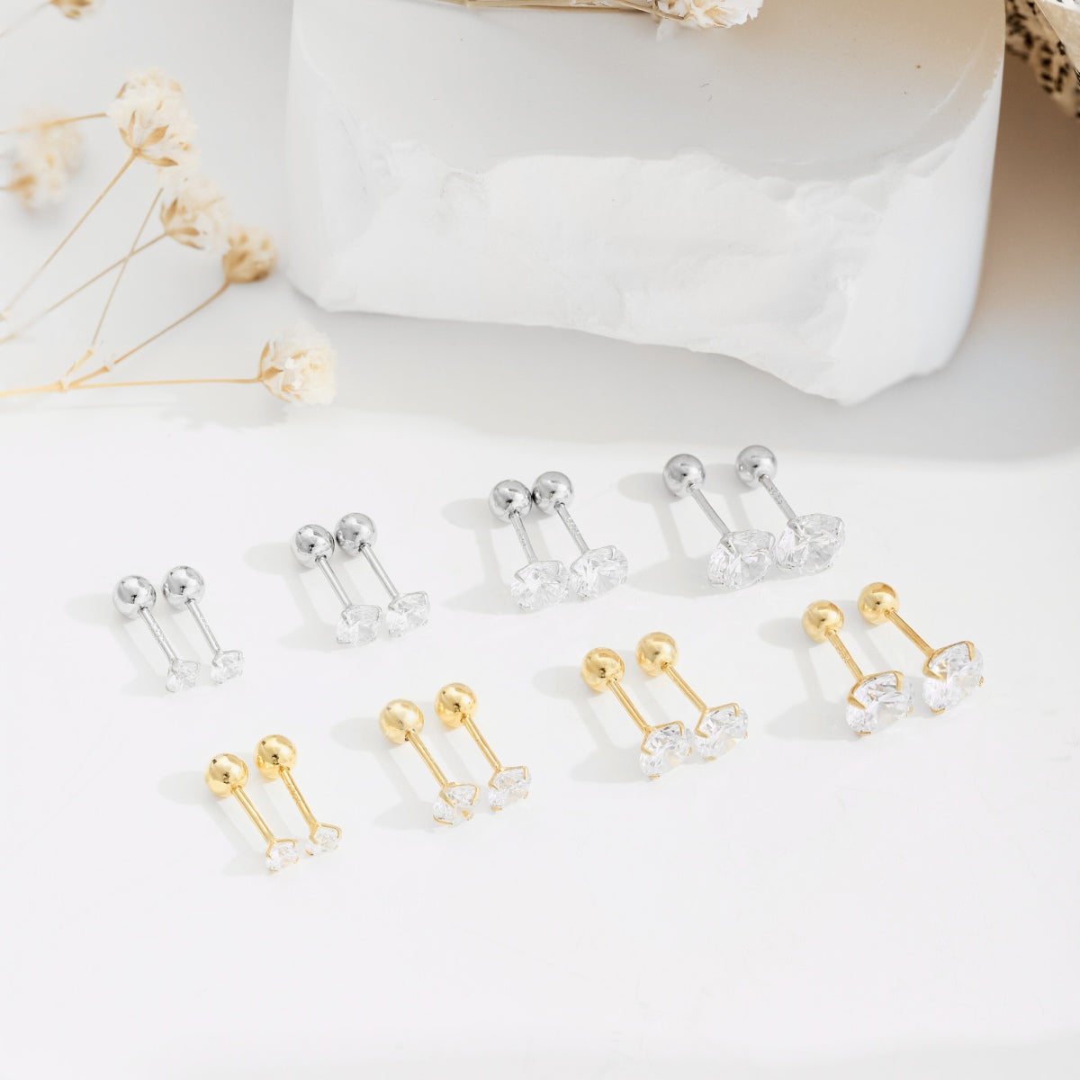 [Kismet Jewels ]Unique U-Shaped Ear Bone Earrings