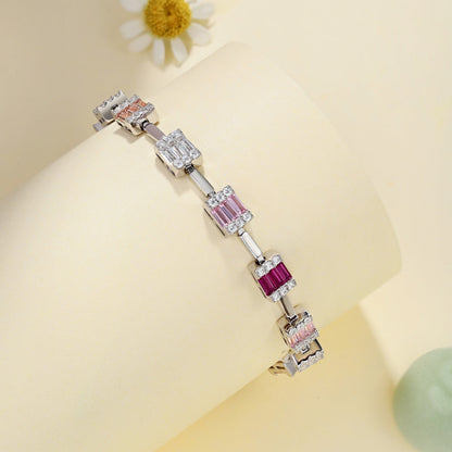 [Kismet Jewels ]Dainty Charming Emerald Cut Daily Bracelet