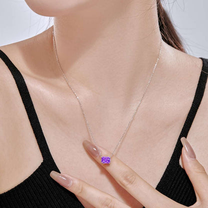 [Kismet Jewels ]Luxurious Square Shape Colorful Necalack