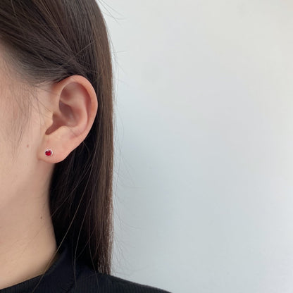 [Kismet Jewels ]Sparkling Colorful Round Shape Earrings