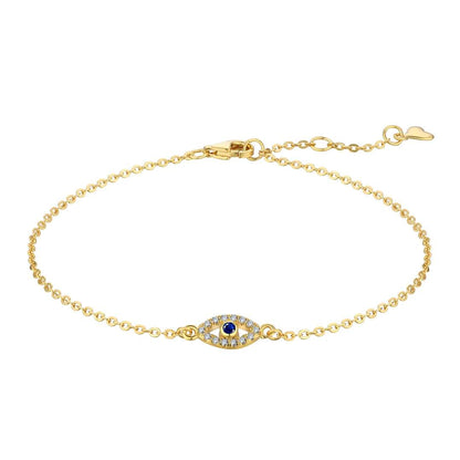 [Kismet Jewels ]Evil Eye Shape Necklace