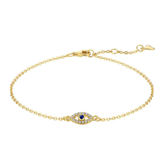 [Kismet Jewels ]Evil Eye Shape Necklace