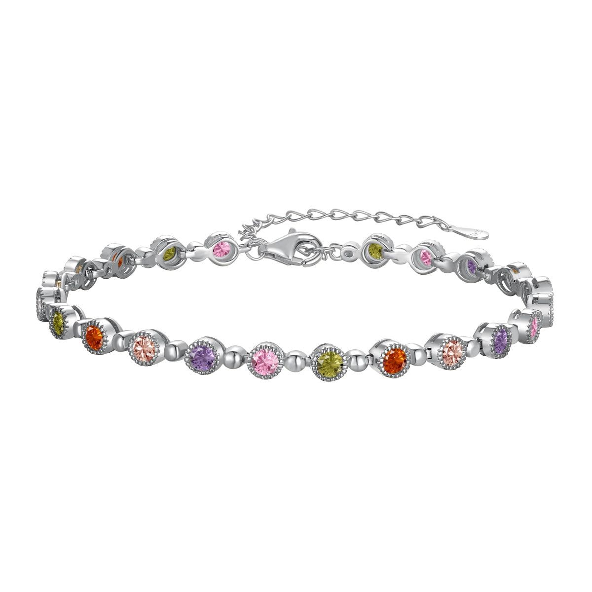 [Kismet Jewels ]Sparkling Exquisite Round Cut Party Bracelet