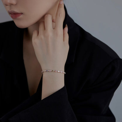 [Kismet Jewels ]Sparkling Exquisite Round Cut Party Bracelet