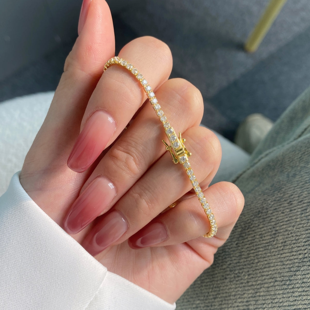 [Kismet Jewels ]Radiant Colorful Round Cut Party Bracelet