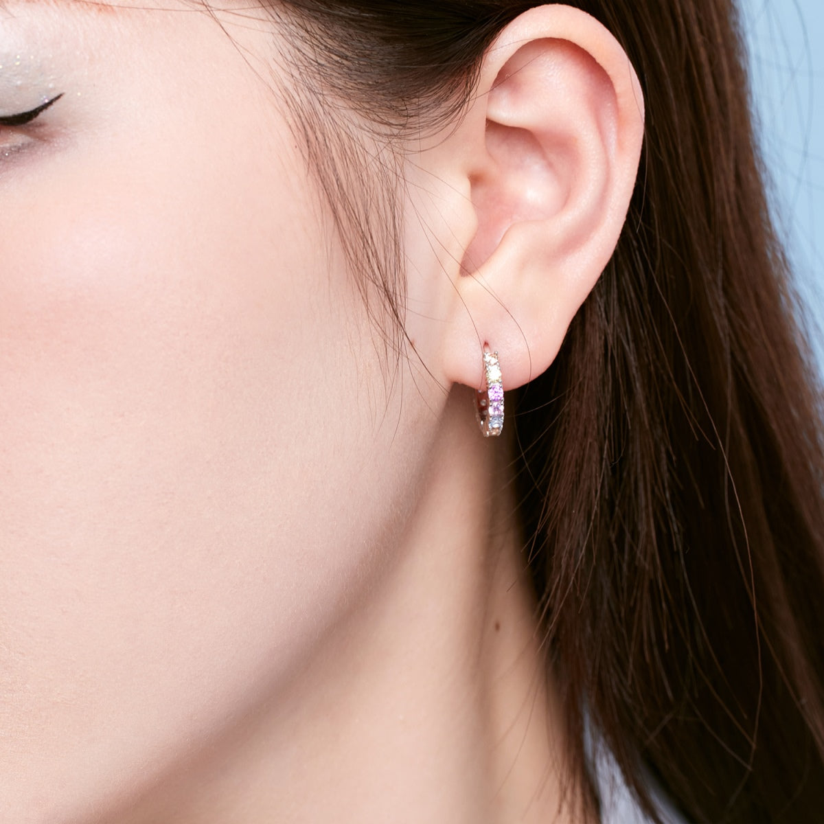 [Kismet Jewels ]Radiant Colorful Round Cut Earrings