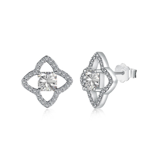 [Kismet Jewels ]Elegant Star Shape Princess Cut Daily Earrings
