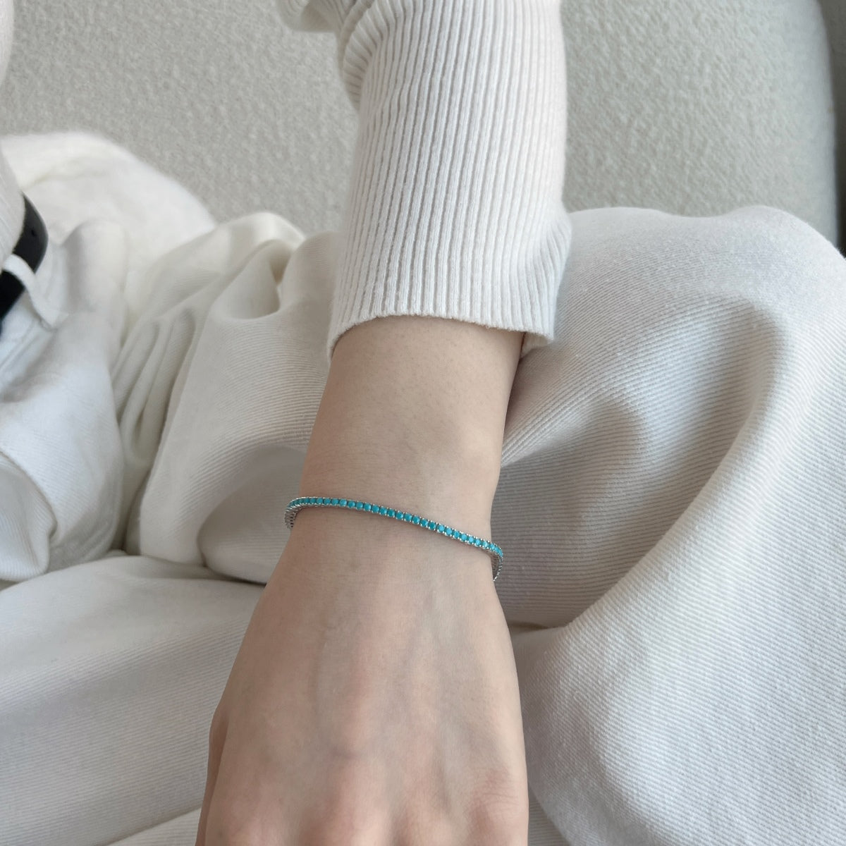 [Kismet Jewels ]Dazzling Exquisite Round Cut Daily Bracelet