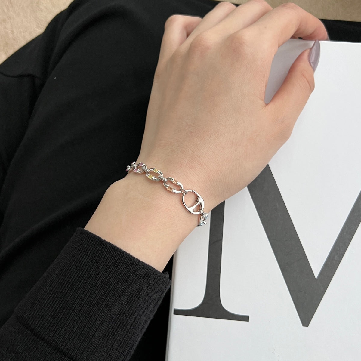 [Kismet Jewels ]Dazzling Colorful Daily Bracelet