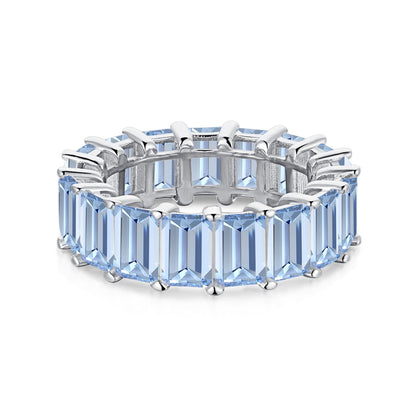 [Kismet Jewels ]0.75 Carat Elegant Emerald Cut Tennis Ring