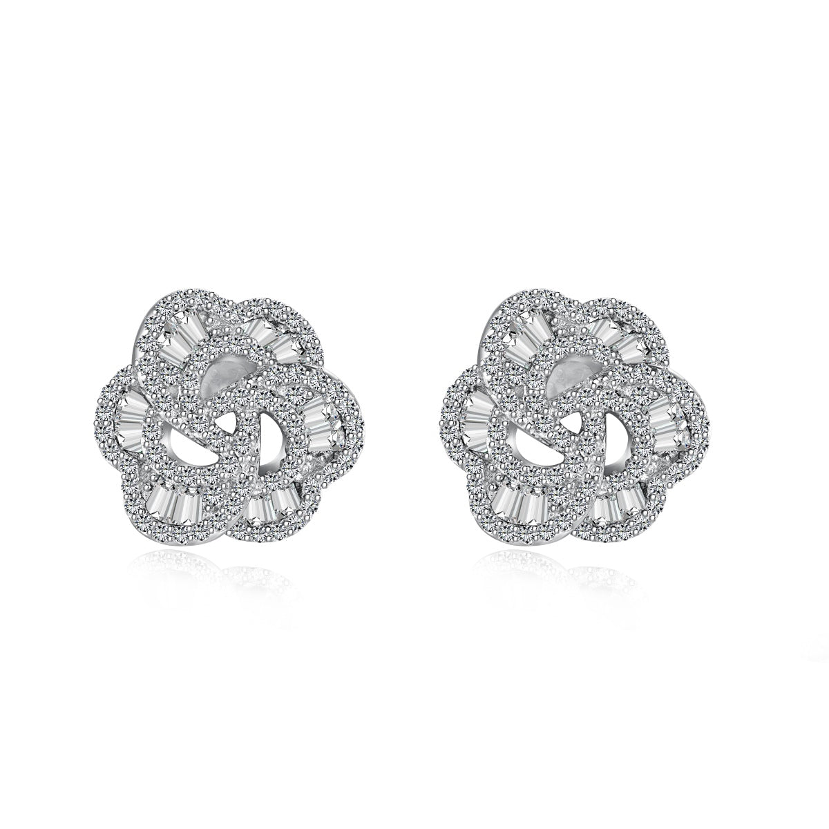 [Kismet Jewels ]Exquisite Flower Shape Daily Earrings