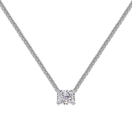 [Kismet Jewels ]4.0 Carat Elegant Radiant Cut Necklace