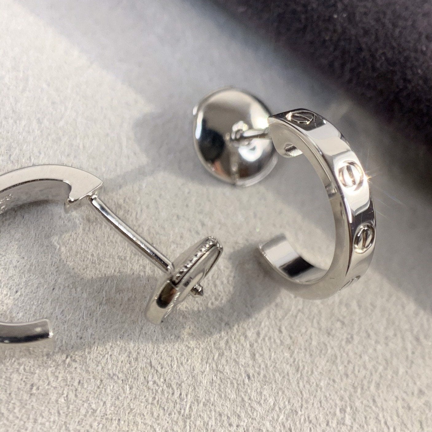 [Kismet Jewels ]LOVE EARRINGS 2.65MM SILVER