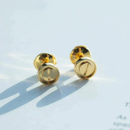 [Kismet Jewels ]LOVE EARRINGS GOLD 10MM