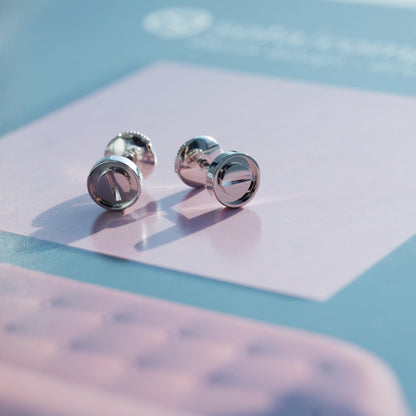 [Kismet Jewels ]LOVE EARRINGS SILVER 10MM