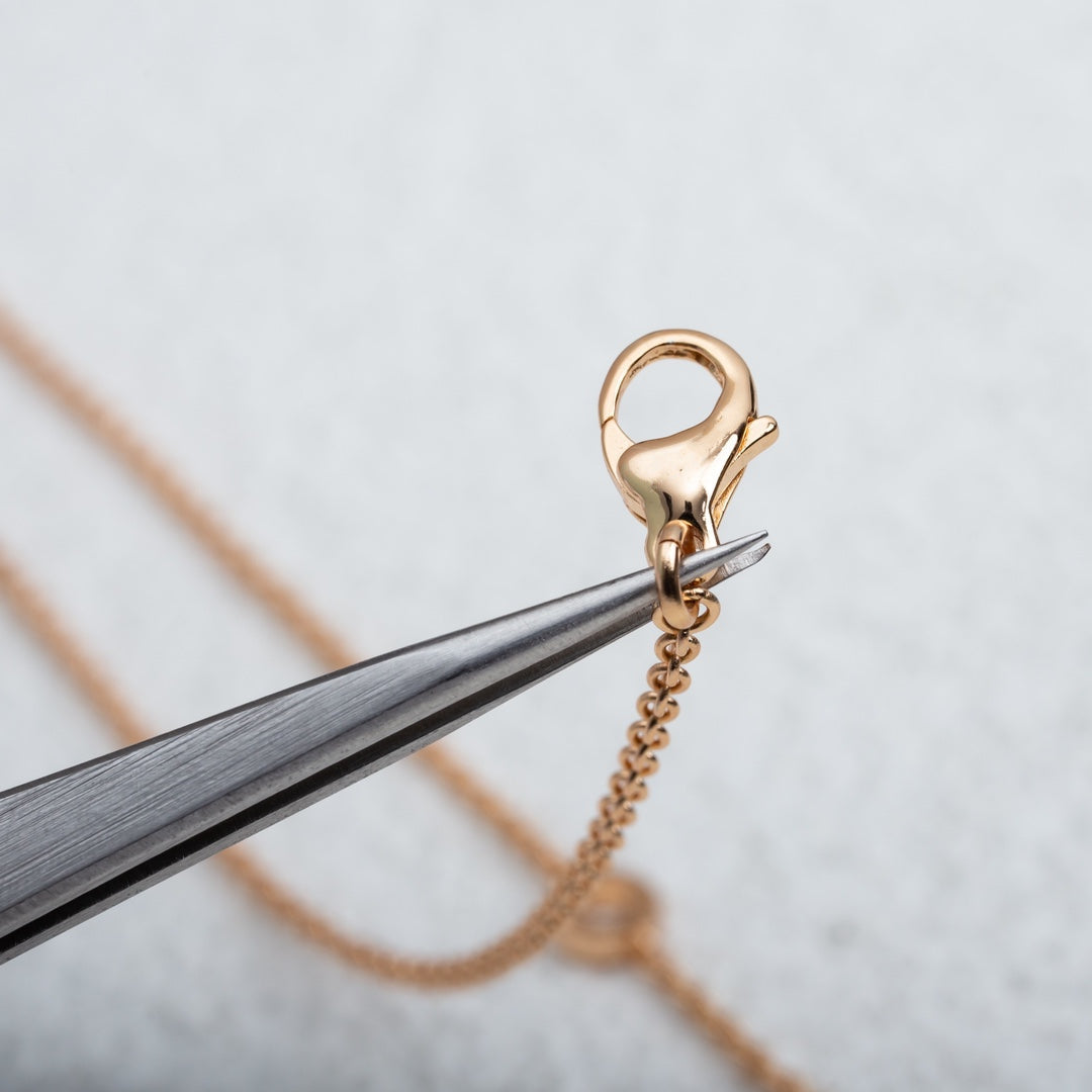 [Kismet Jewels ]PARENTESI NECKLACE PINK GOLD