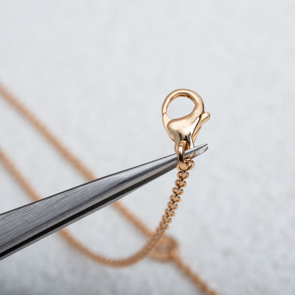 [Kismet Jewels ]PARENTESI NECKLACE PINK GOLD