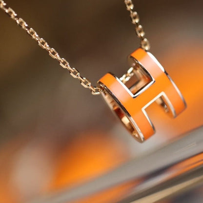 [Kismet Jewels ]POP H PEDANT PINK GOLD