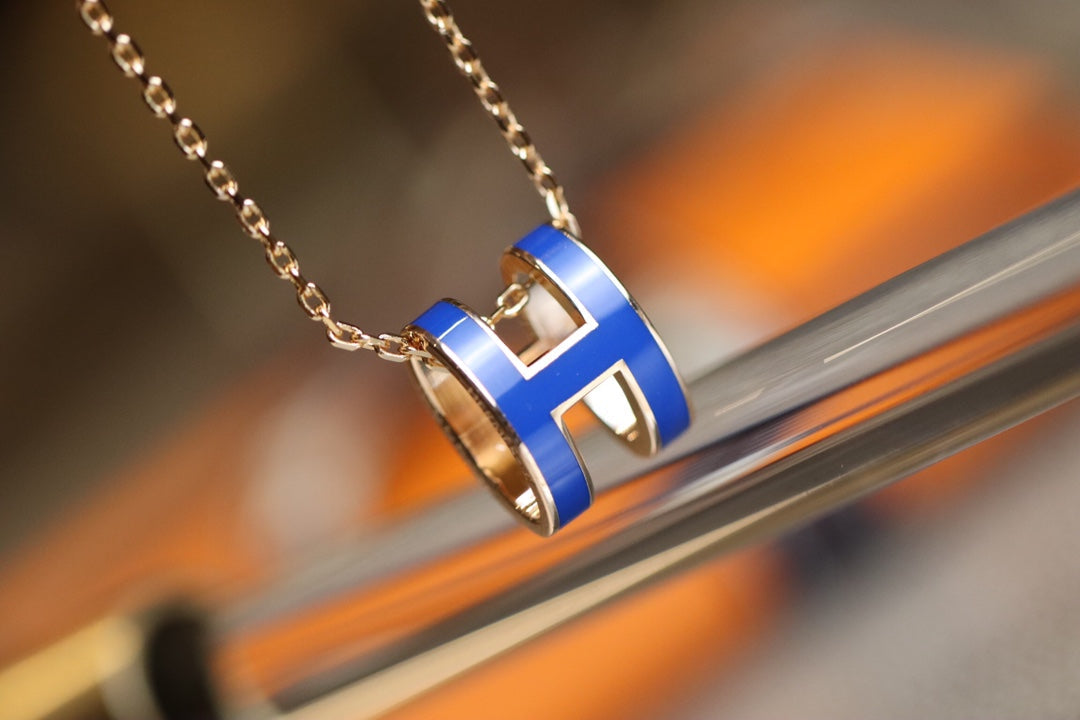 [Kismet Jewels ]POP H PEDANT PINK GOLD