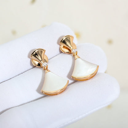 [Kismet Jewels ]DREAM MOP PINK GOLD EARRINGS